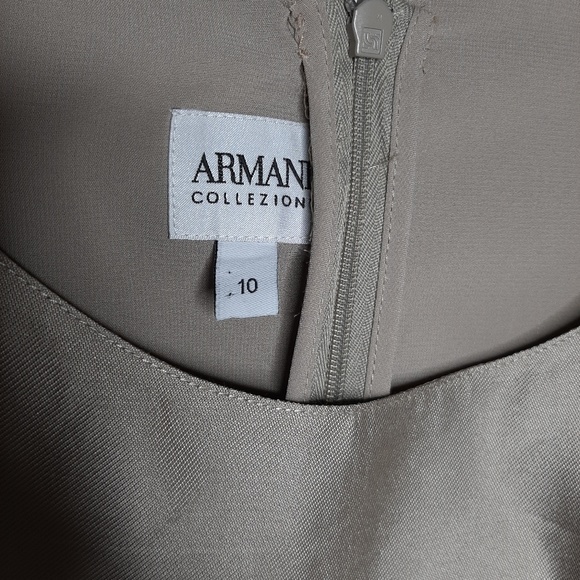 Armani Collezioni gold metallic dress size 10 - Picture 7 of 7